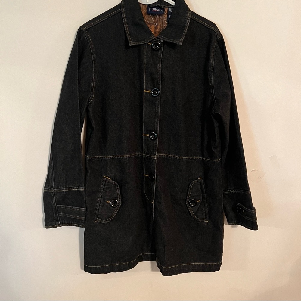 BillBlass Denim Jacket Women Size 10 Black